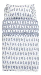 Комплект детского постельного белья Kiddy Bird Пингвины 3 предмета серый