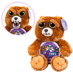 Мягкая игрушка Abtoys Медведь бурый серия Хищники 20см