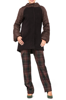 Пальто женское KATA BINSKA PETA 9500 коричневое 46 EU