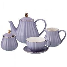 Чайный сервиз Lefard, 15 предметов, фиолетовый