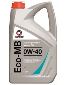 Моторное масло COMMA Eco-Mb 0w40 (5l)api Sn, Acea A3/B4, Mb 229.5/226.5, Vw 502.00/5