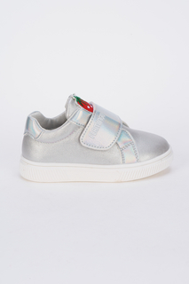 Кеды детские Flamingo, цв. серебристый р.27