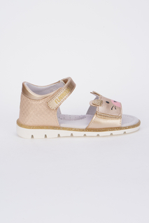 Сандалии для девочек Flamingo, цв. бежевый р.23