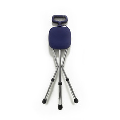 Трость-стул складная, с регулируемой высотой, металлическая Amrus AMCS37