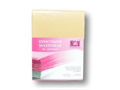 Простыня на резинке АльВиТек (Россия) Стандарт 200x200 см бежевый
