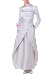 Юбка женская ADZHEDO 2724 бежевая XXL