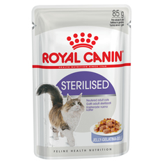 Влажный корм для кошек ROYAL CANIN Sterilised, для стерилизованных, мясо, 12шт по 85г