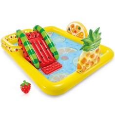 Игровой центр-бассейн Intex FunN Fruity, 244х191х91 см