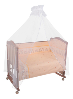 Борт в кроватку Тайна снов Оленята бежевый