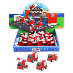 Фрикционная машинка 1Toy Парковка 8 см в ассортименте
