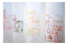 Текстильный бортик для кроватки Cloud factory Forest Friends, 12 шт CF-1-FF