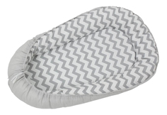 Бортик детский Гнездышко Polini Зигзаг, серый