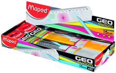 Линейка Maped Geocustom 15 см раскрашиваемая
