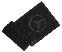 Банное полотенце Mercedes-Benz Shower/Beach Towel, Black, артикул B66953607