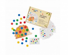 Игра-сортер Raduga Kids Повтори за ежиком, рамка вкладыш с заданием, RK1079