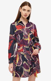 Платье женское MARCIANO Guess 94G804-7527Z-P70L фиолетовое/разноцветное 44 US