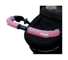 Чехлы Choopie CityGrips на ручку для универсальной коляски 509/9327 Chevron Baby Pink