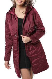 Пуховик-пальто женский DizzyWay 20103 красный 60 RU