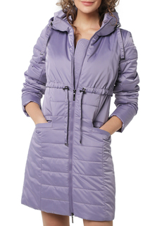 Пуховик-пальто женский DizzyWay 20103 фиолетовый 62 RU