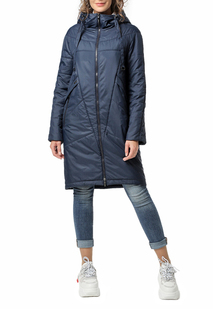 Пуховик-пальто женский DizzyWay 20107 синий 56 RU