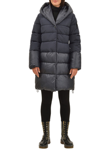 Пуховик-пальто женский Doctor E PRT-37 синий 46 RU