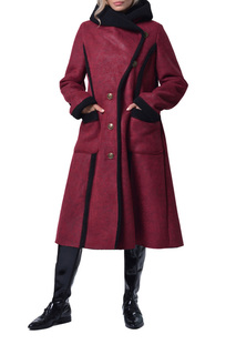 Дубленка женская KATA BINSKA PIXEL 190965 красная 48-50 EU