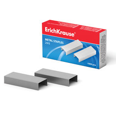 Скобы №24/6 ErichKrause (коробка 1000 шт.)