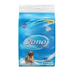 Одноразовые впитывающие пеленки DONO PET PAD размер 60x90 10 штук