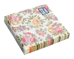 Салфетки 24х24см, 3 сл., поле роз, бумага Bouquet