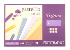 Альбом для пастели "Tiziano", 42x29,7 см 6 цветов, 30 листов Fabriano