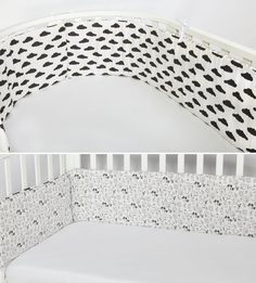 Двухсторонний бортик в кроватку AmaroBaby Лес, на молнии, 4 предмета