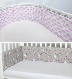 Двухсторонний бортик в кроватку AmaroBaby Мечта, на молнии, 4 предмета