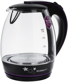 Чайник электрический Scarlett SC-EK27G59 Black/Violet