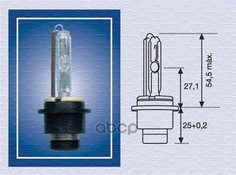 Лампочка Ксенон D2s MAGNETI MARELLI арт. 002541100000
