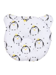 Подушка анатомическая Amarobaby First Pillow Пингвины