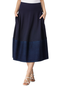 Юбка женская HELMIDGE 8382 синяя 26 UK