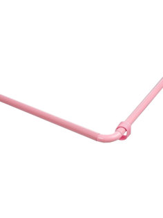Карниз угловой Violet 260 см, розовый