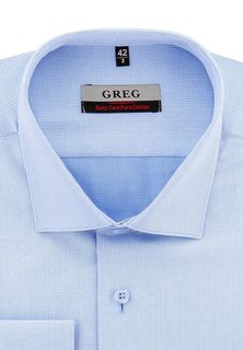 Рубашка мужская Greg 201/191/2951/Z_GB голубая 43