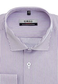 Рубашка мужская Greg 171/139/1003/Z фиолетовая 39