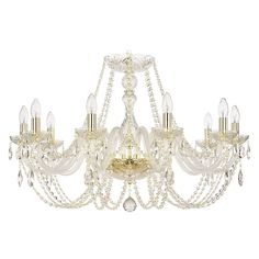 Люстра хрустальная 101/10/300 G Bohemia Ivele Crystal