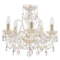 Люстра хрустальная 105/5/141 G Bohemia Ivele Crystal