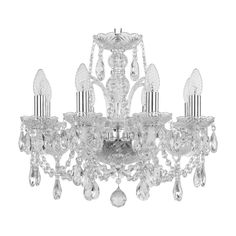 Люстра хрустальная 105/8/141 Ni Bohemia Ivele Crystal