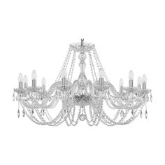 Люстра хрустальная 101/12/360 Ni Bohemia Ivele Crystal