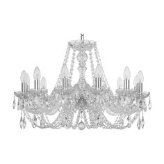 Люстра хрустальная 101/12/240 Ni Bohemia Ivele Crystal