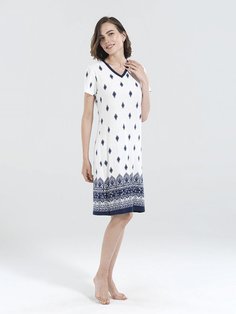 Ночная сорочка женская BlackSpade BS50139 белая XL