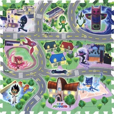 Коврик-пазл для детской PJ Masks Город Героев