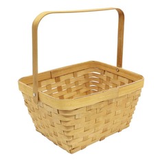 Корзина плетеная Астра 19HJ19074 23x18,5x11,5x25,5см, медово-коричневый Astra