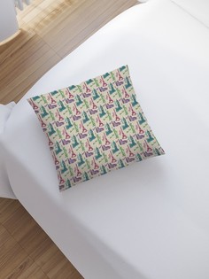 Наволочка декоративная JoyArty «Достопримечательности мира» на молнии, 45x45 см