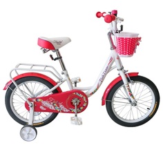 Детский велосипед Tech Team Firebird 18" 2020 белый с красным