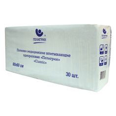Пеленки одноразовые впитывающие Пелигрин Classic 60х60 см 30 шт.